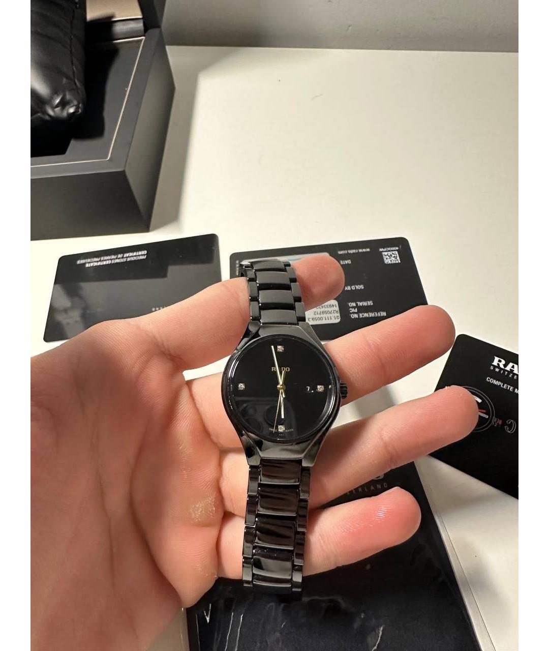 RADO Черные часы, фото 7