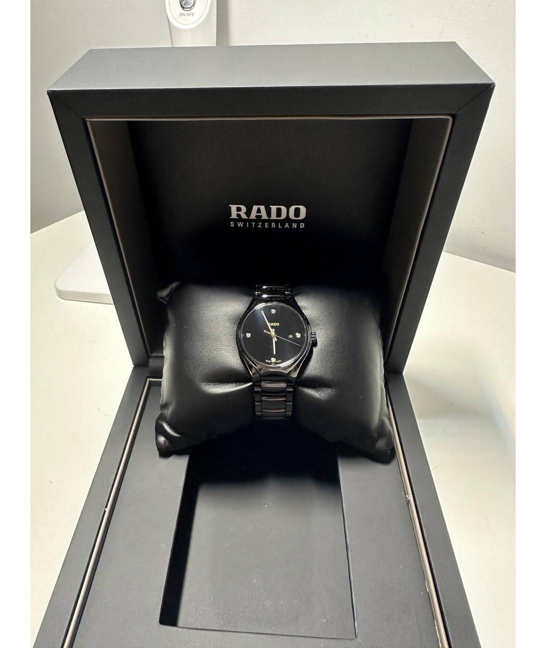 RADO Черные часы, фото 5