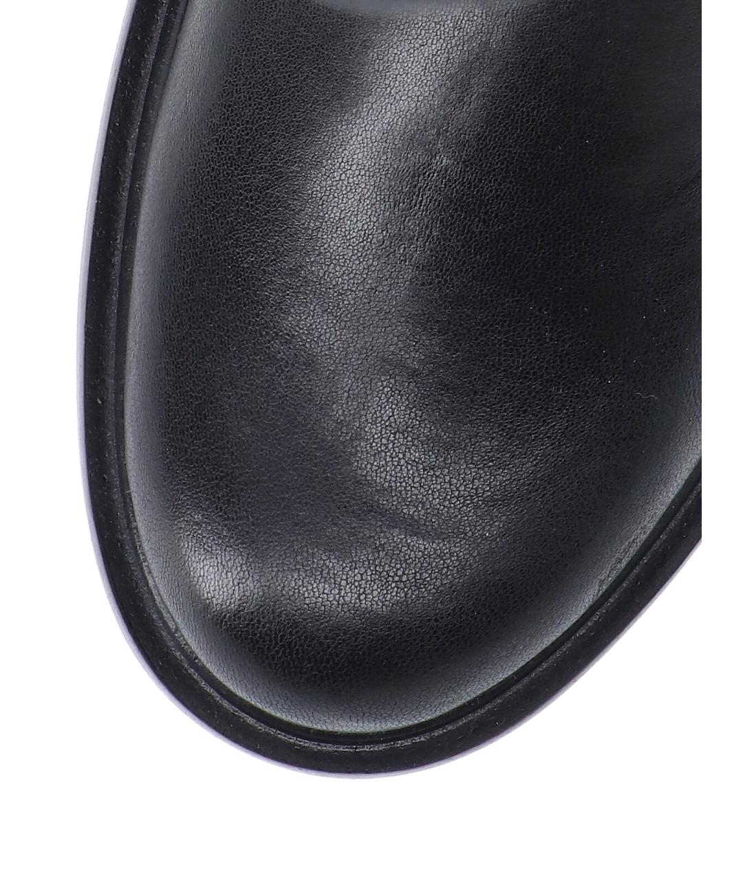 STUART WEITZMAN Черные кожаные сапоги, фото 5