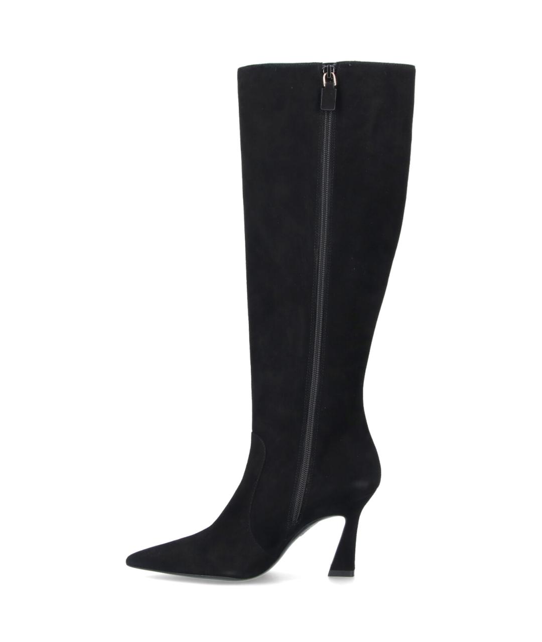STUART WEITZMAN Черные замшевые сапоги, фото 3