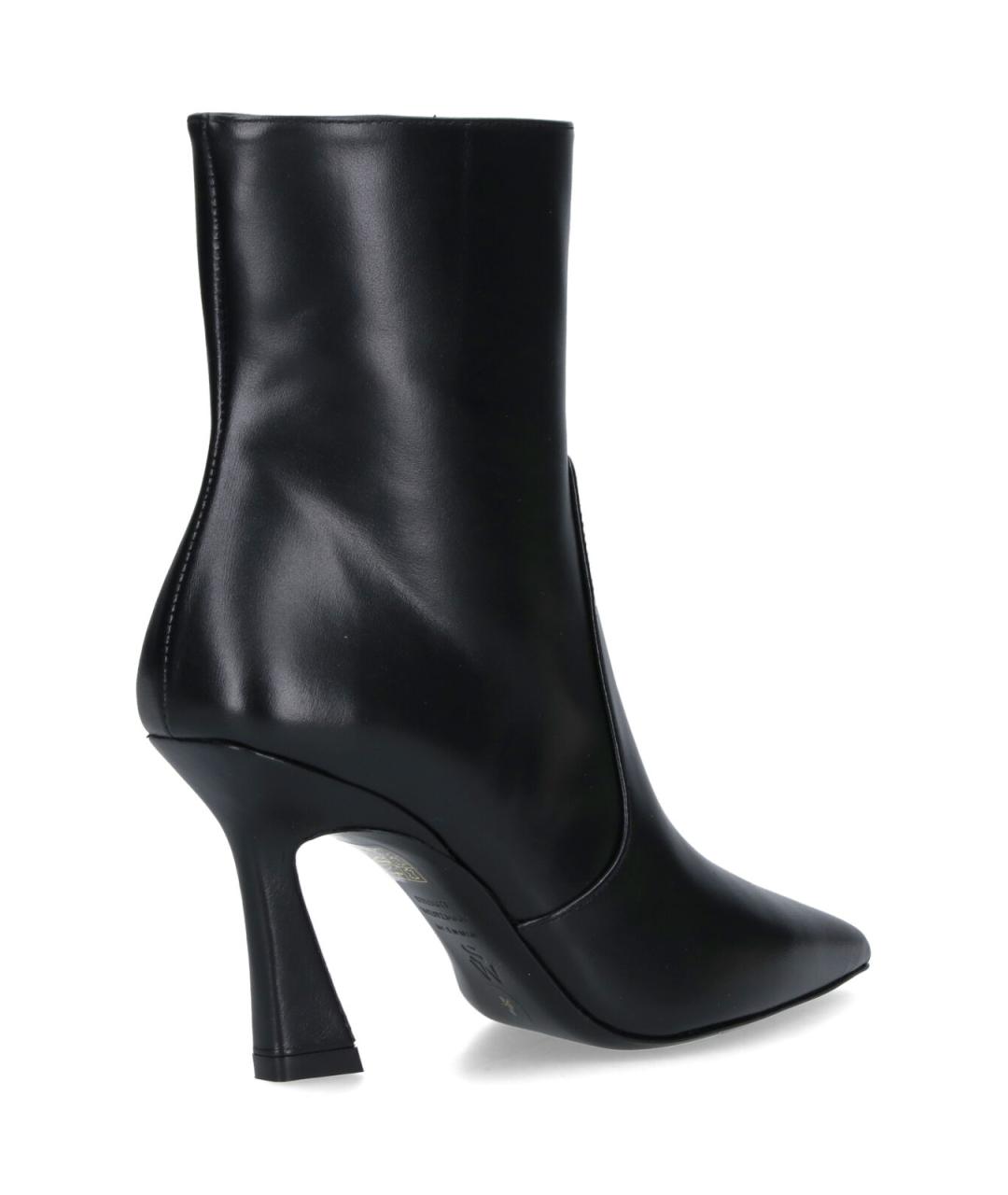 STUART WEITZMAN Черные кожаные сапоги, фото 3