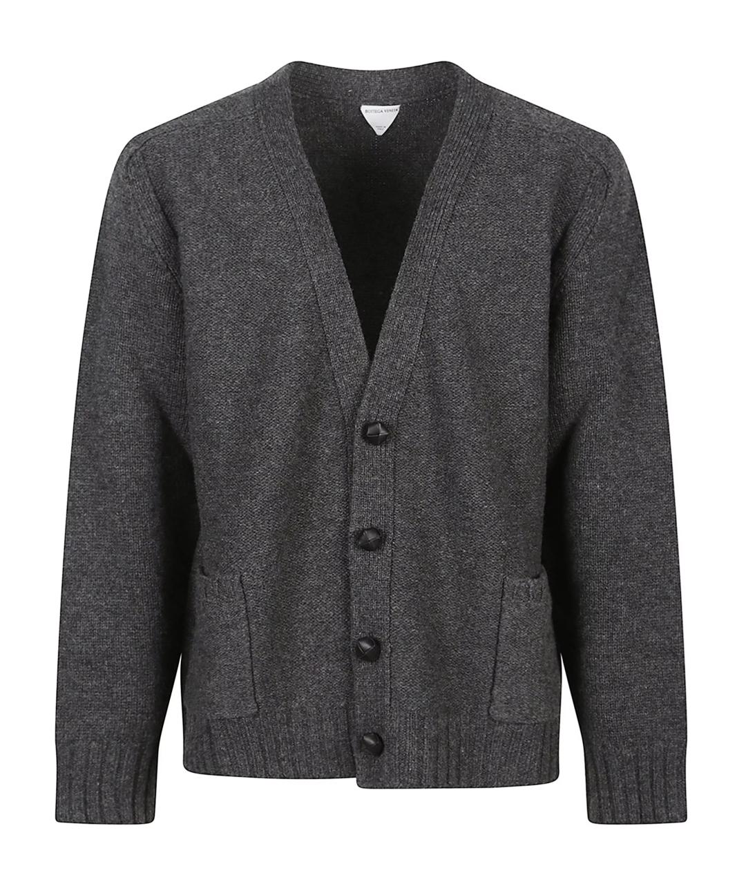 BOTTEGA VENETA Серый кардиган, фото 1