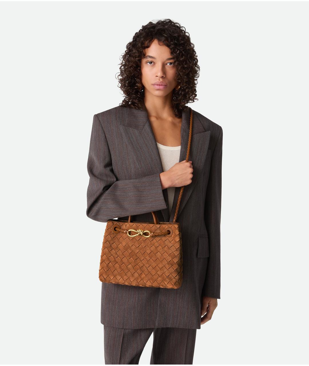 BOTTEGA VENETA Кожаная сумка тоут, фото 7