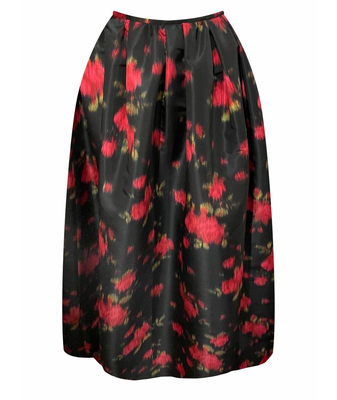 MICHAEL KORS Черная шелковая юбка макси, фото 1
