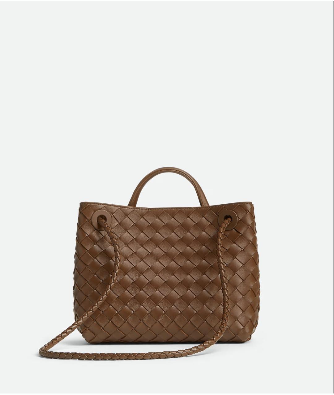 BOTTEGA VENETA Коричневая кожаная сумка тоут, фото 5