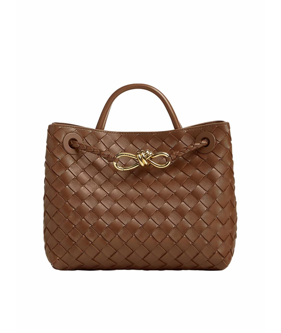 BOTTEGA VENETA Коричневая кожаная сумка тоут, фото 1