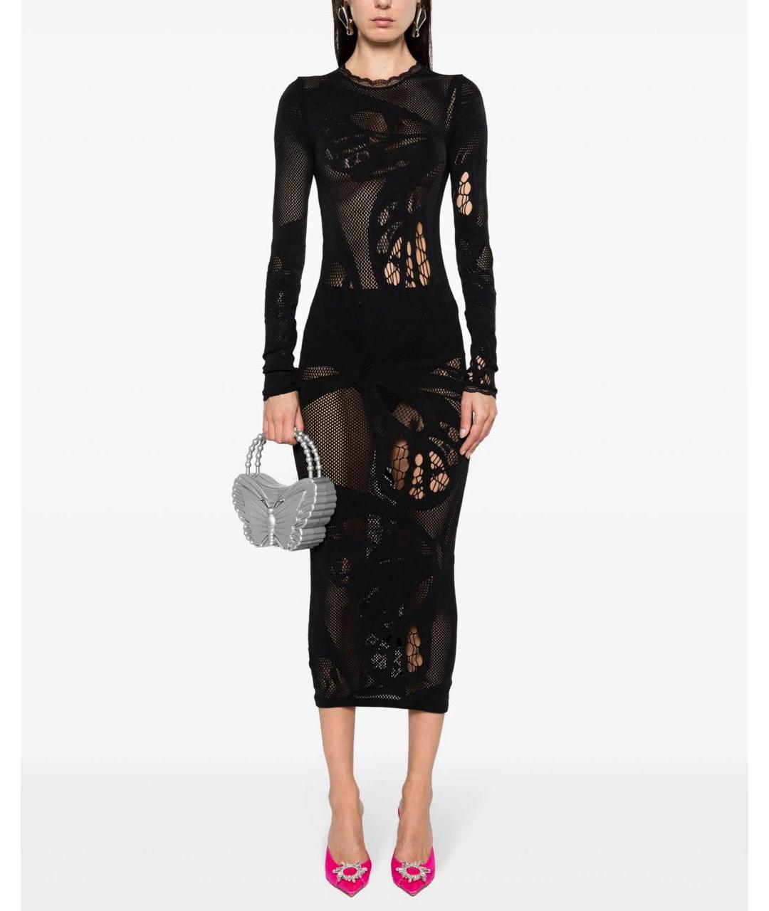 BLUMARINE Черное коктейльное платье, фото 2