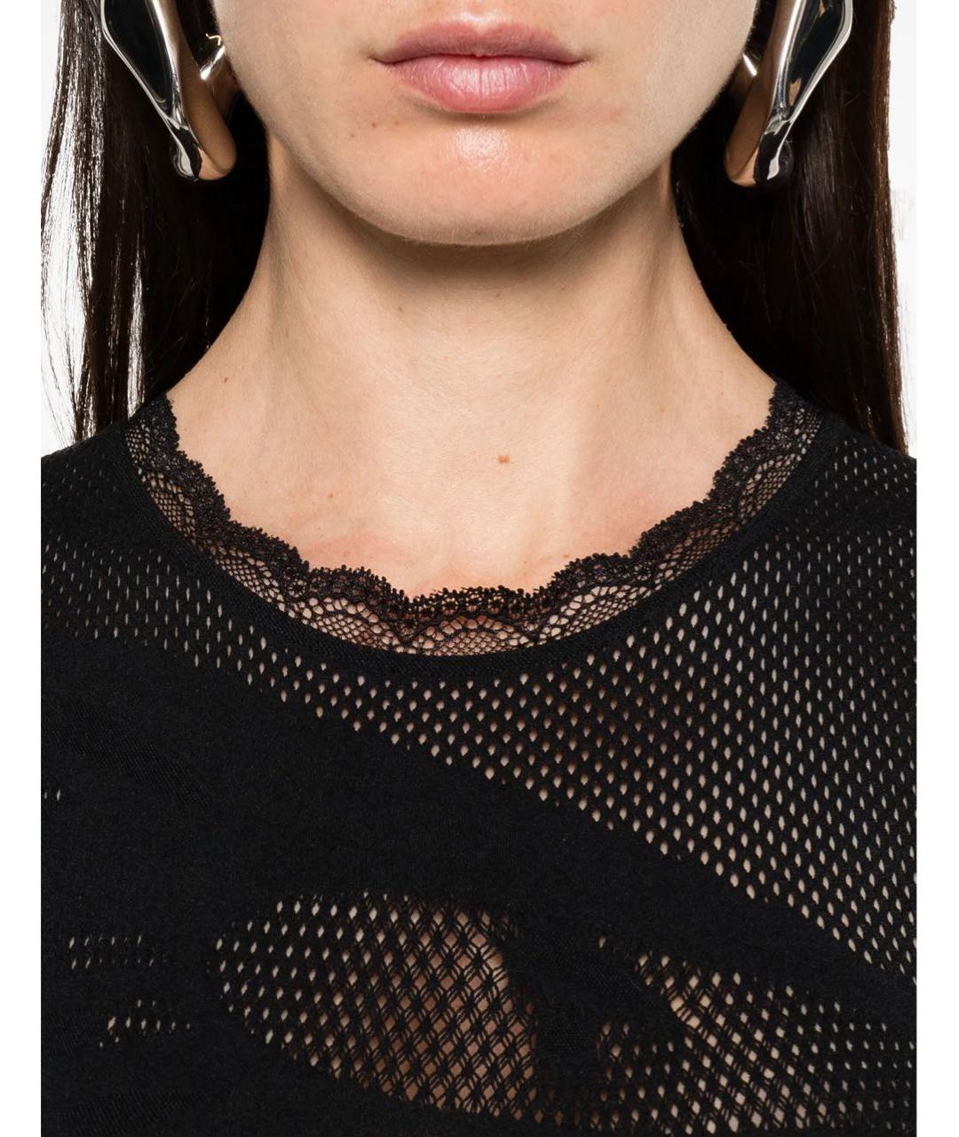 BLUMARINE Черное коктейльное платье, фото 4