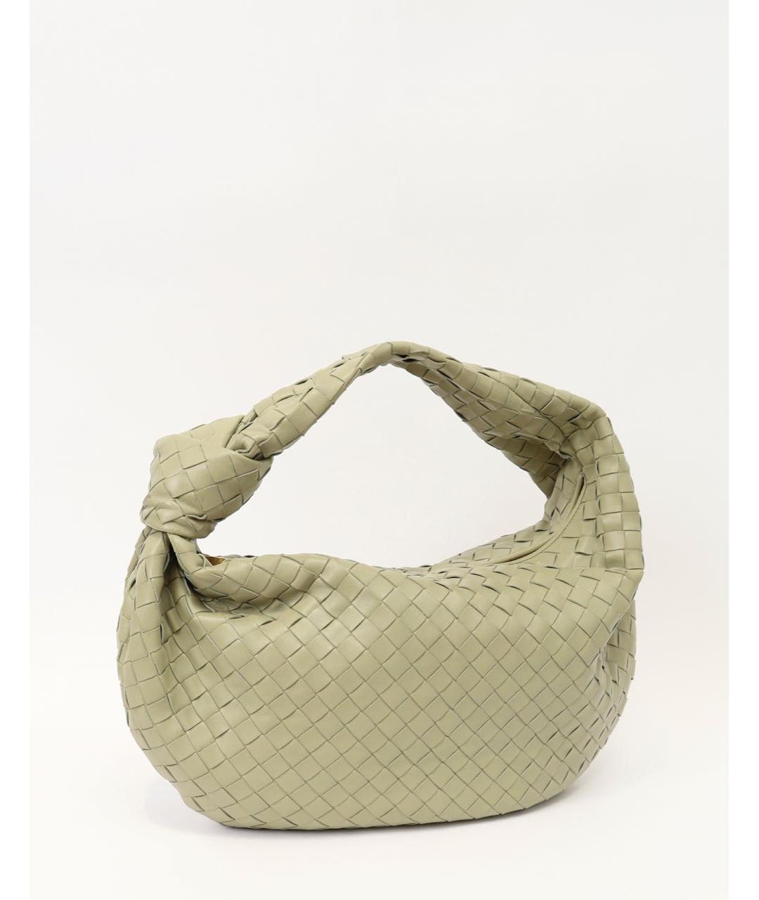 BOTTEGA VENETA Бежевая кожаная сумка тоут, фото 3