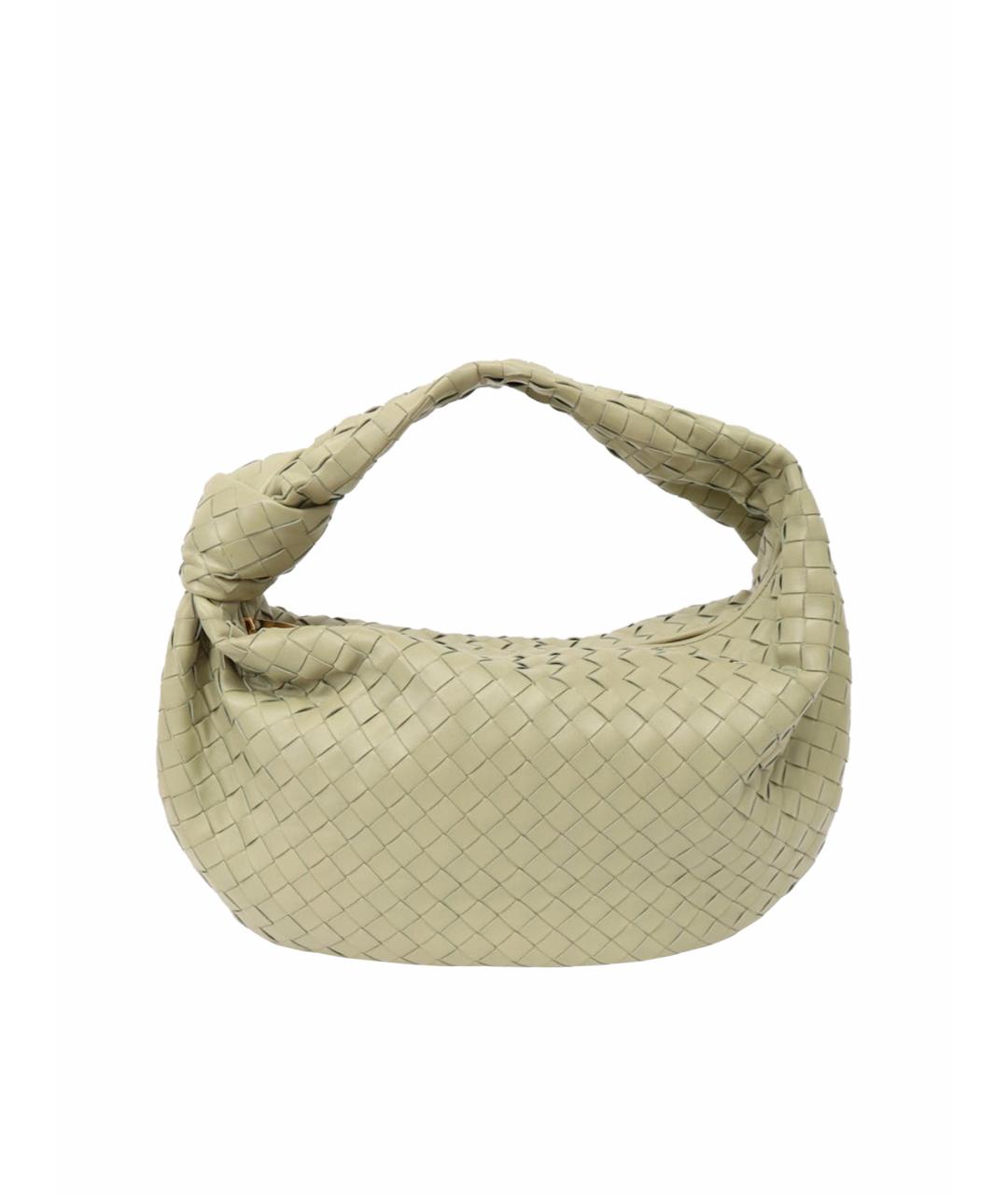 BOTTEGA VENETA Бежевая кожаная сумка тоут, фото 1