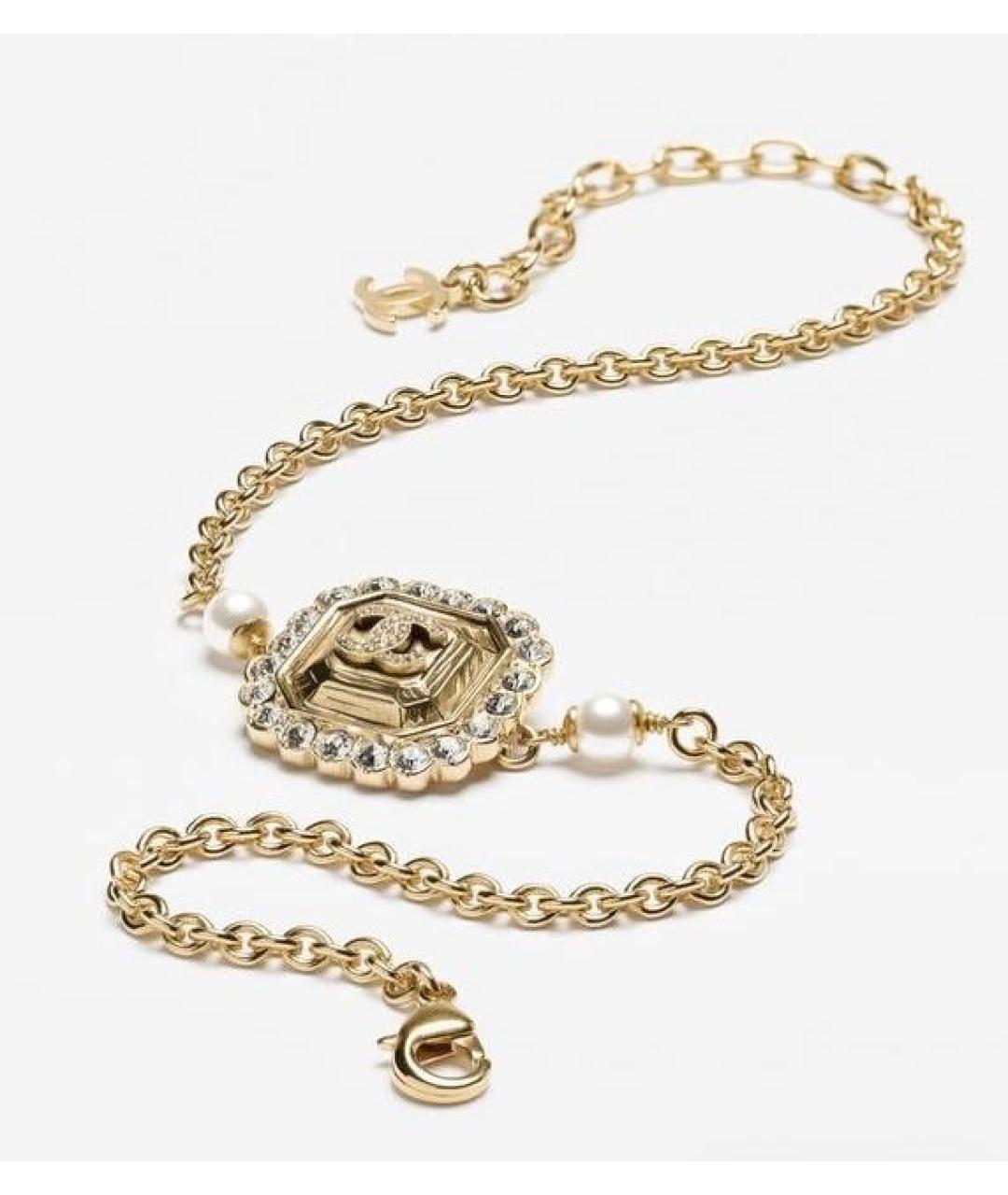 CHANEL Золотая металлическая цепочка, фото 2