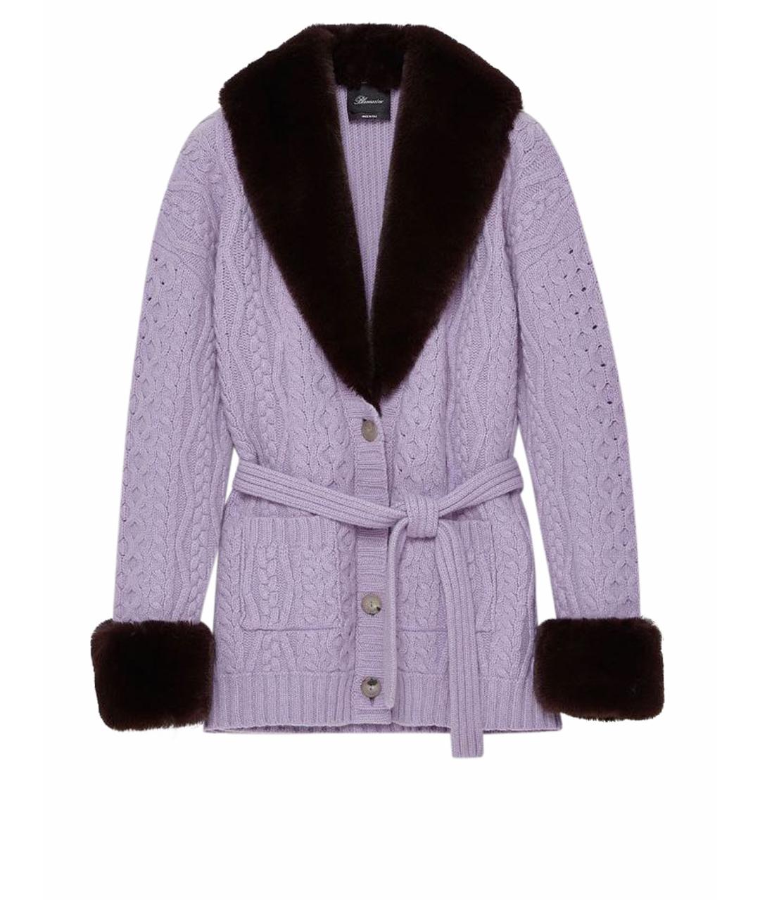 BLUMARINE Фиолетовый кардиган, фото 1