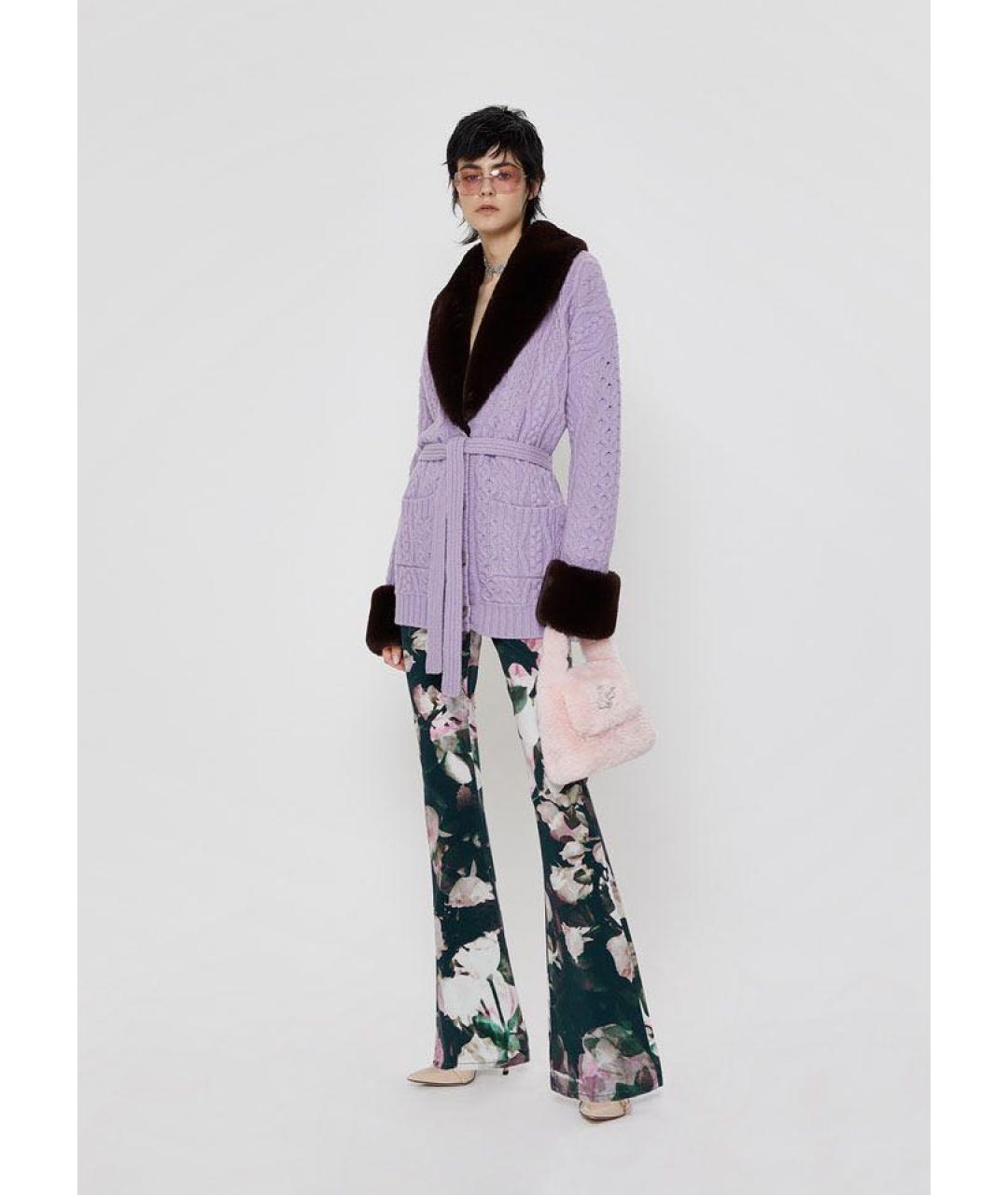BLUMARINE Фиолетовый кардиган, фото 5