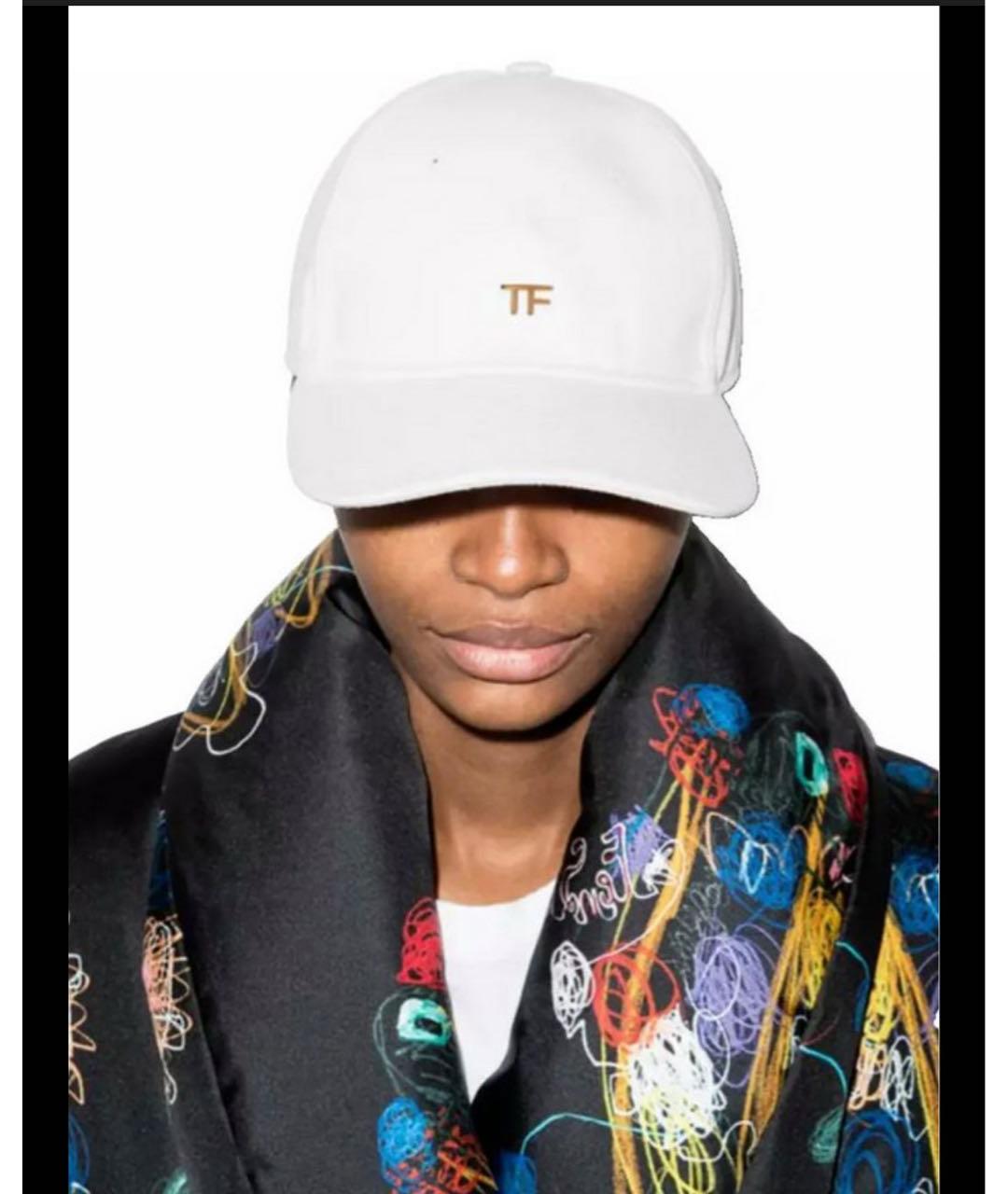 TOM FORD Черная хлопковая кепка, фото 6