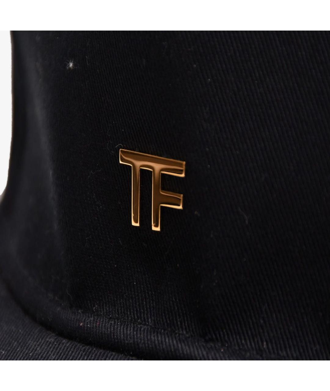 TOM FORD Черная хлопковая кепка, фото 3