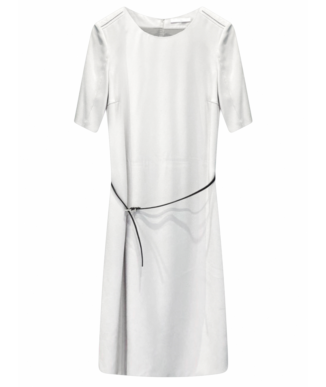 HUGO BOSS Белое полиэстеровое платье, фото 1