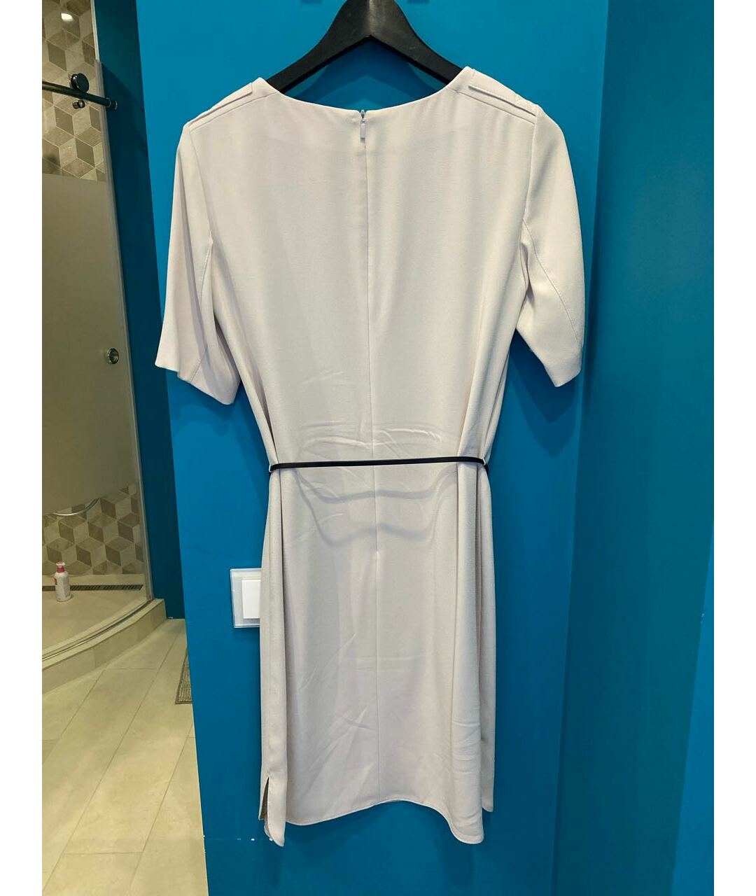 HUGO BOSS Белое полиэстеровое платье, фото 2