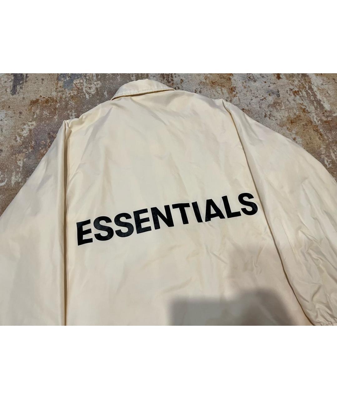 FEAR OF GOD ESSENTIALS Бежевая куртка, фото 5
