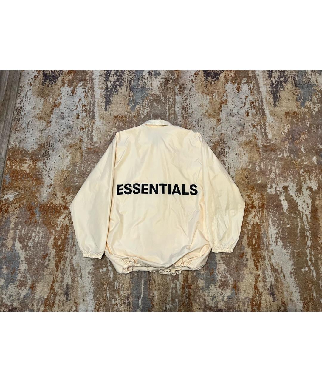 FEAR OF GOD ESSENTIALS Бежевая куртка, фото 3