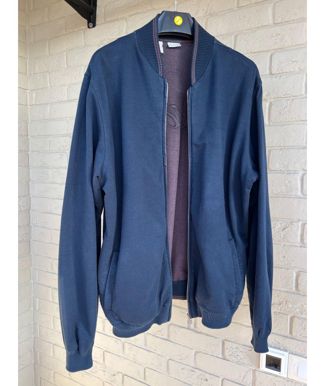 BRIONI Синяя хлопковая куртка, фото 9
