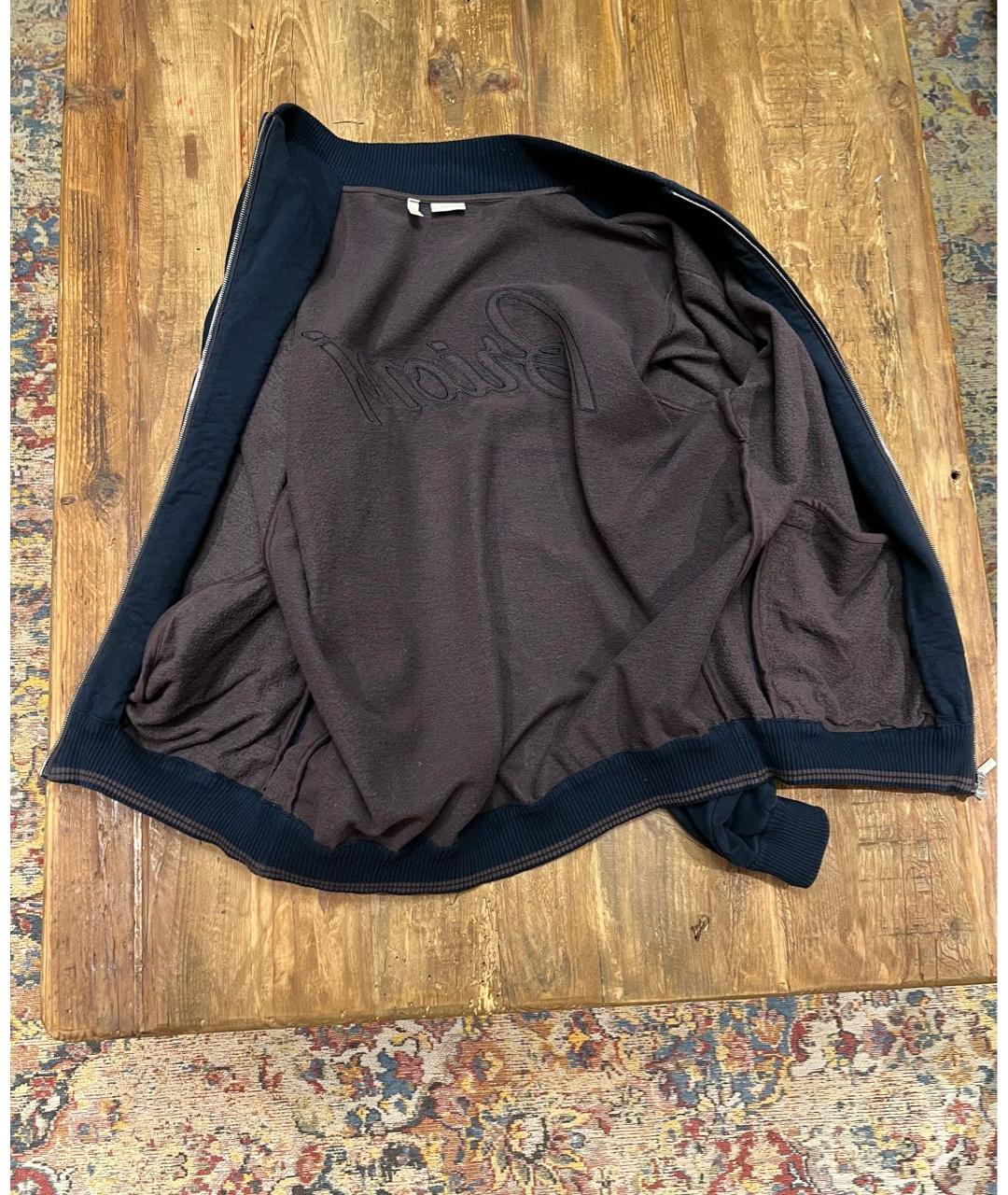 BRIONI Синяя хлопковая куртка, фото 4