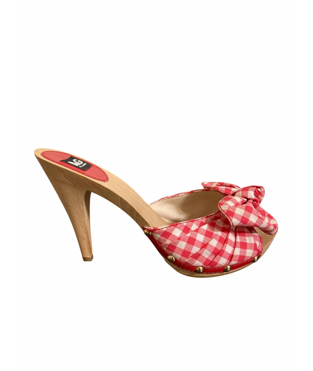 DOLCE&GABBANA Мульти текстильные туфли, фото 1