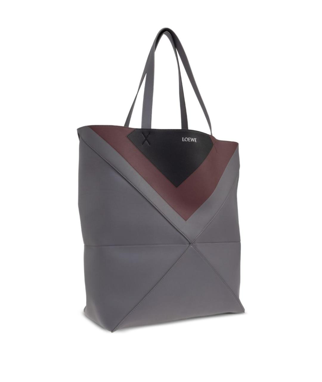 LOEWE Серая сумка тоут, фото 3
