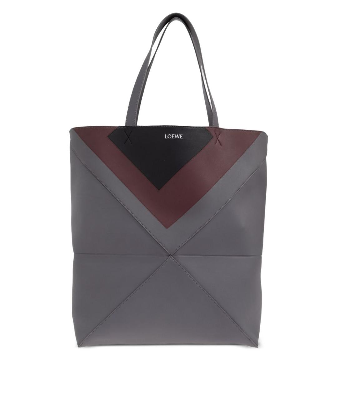 LOEWE Серая сумка тоут, фото 1