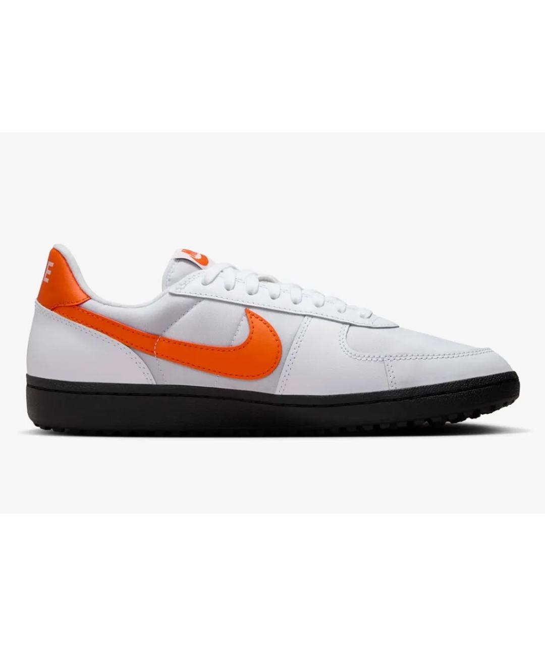 NIKE Белые кожаные низкие кроссовки / кеды, фото 7