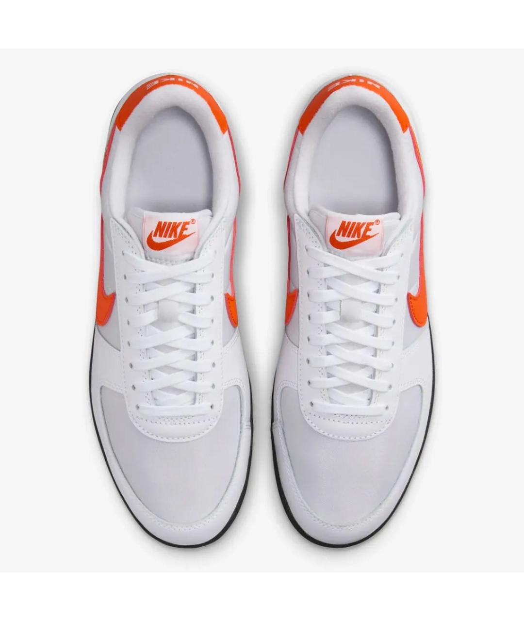 NIKE Белые кожаные низкие кроссовки / кеды, фото 4