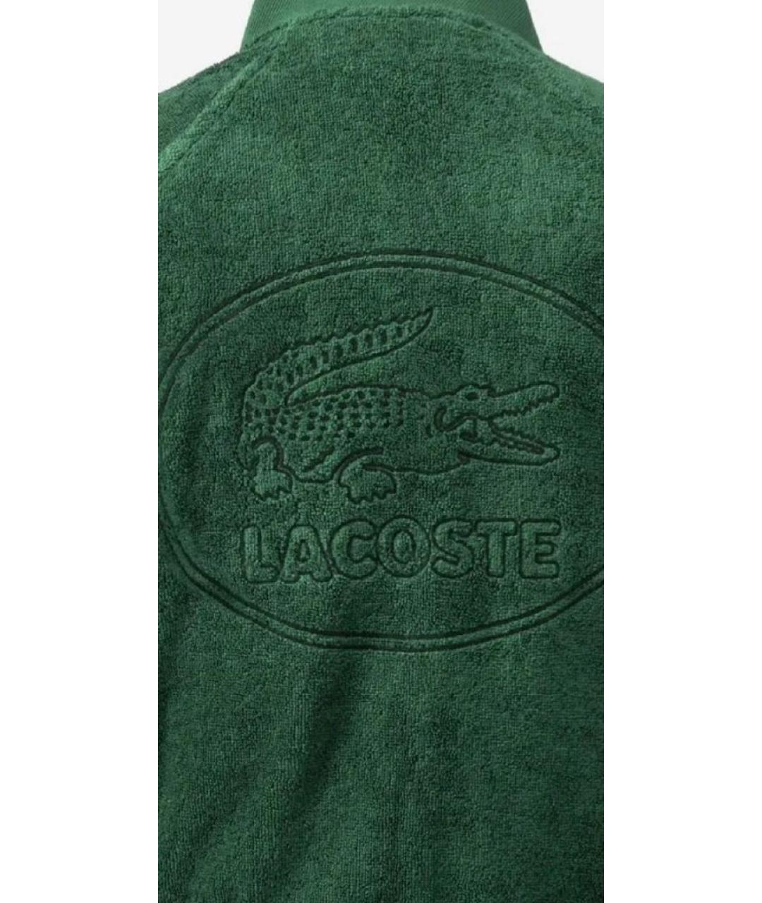 LACOSTE Зеленый халат, фото 3