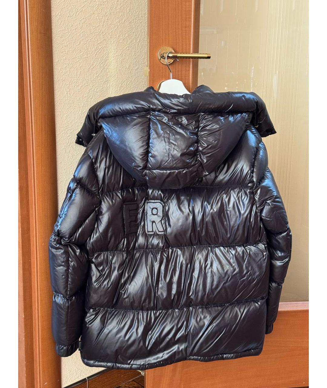 MONCLER Черный пуховик, фото 2