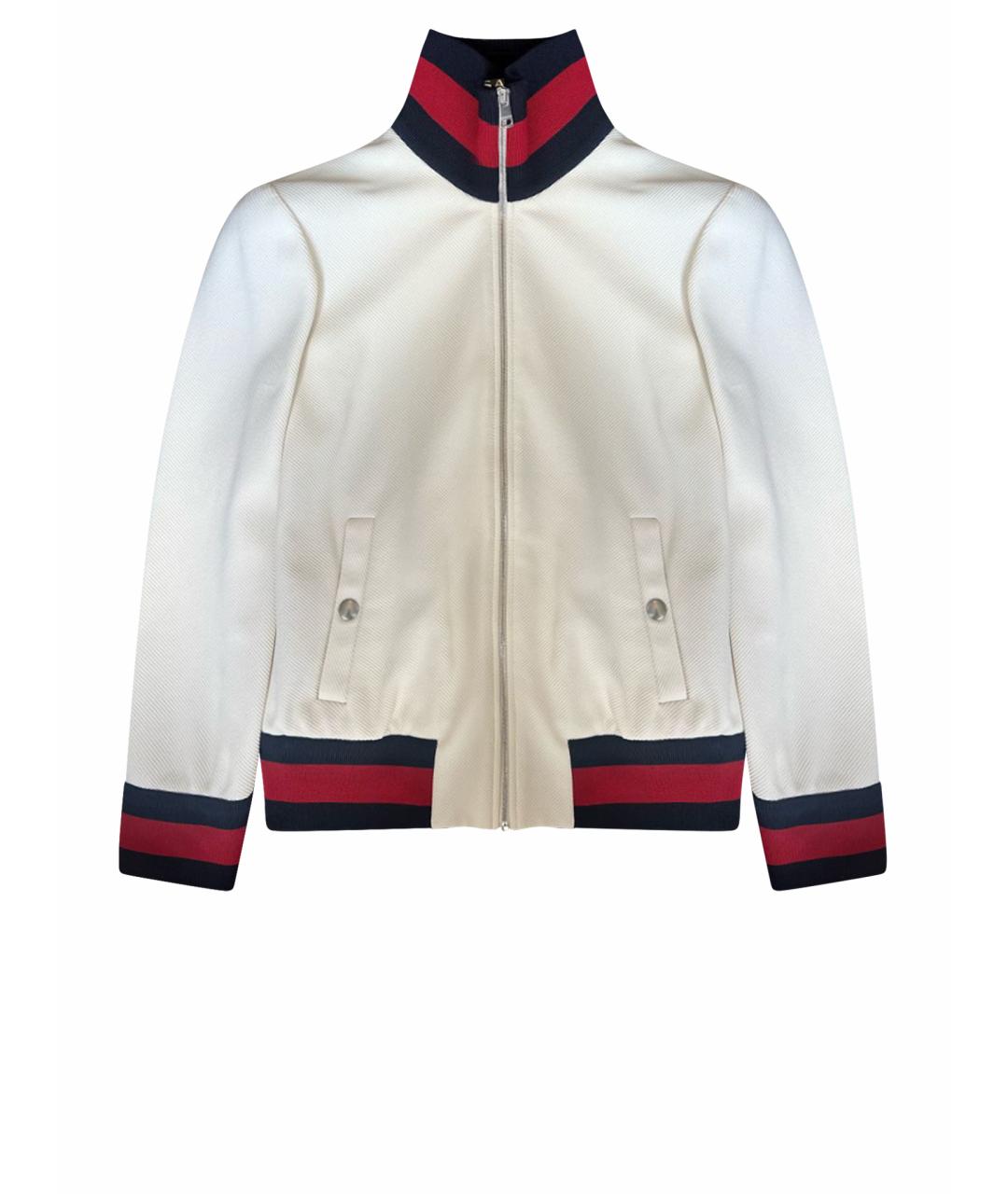 GUCCI Белый вискозный джемпер / свитер, фото 1