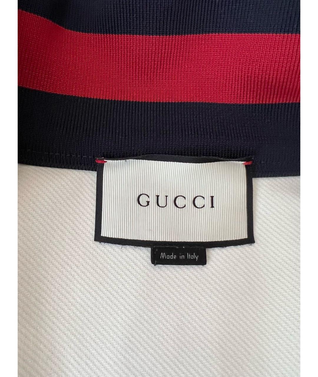 GUCCI Белый вискозный джемпер / свитер, фото 3