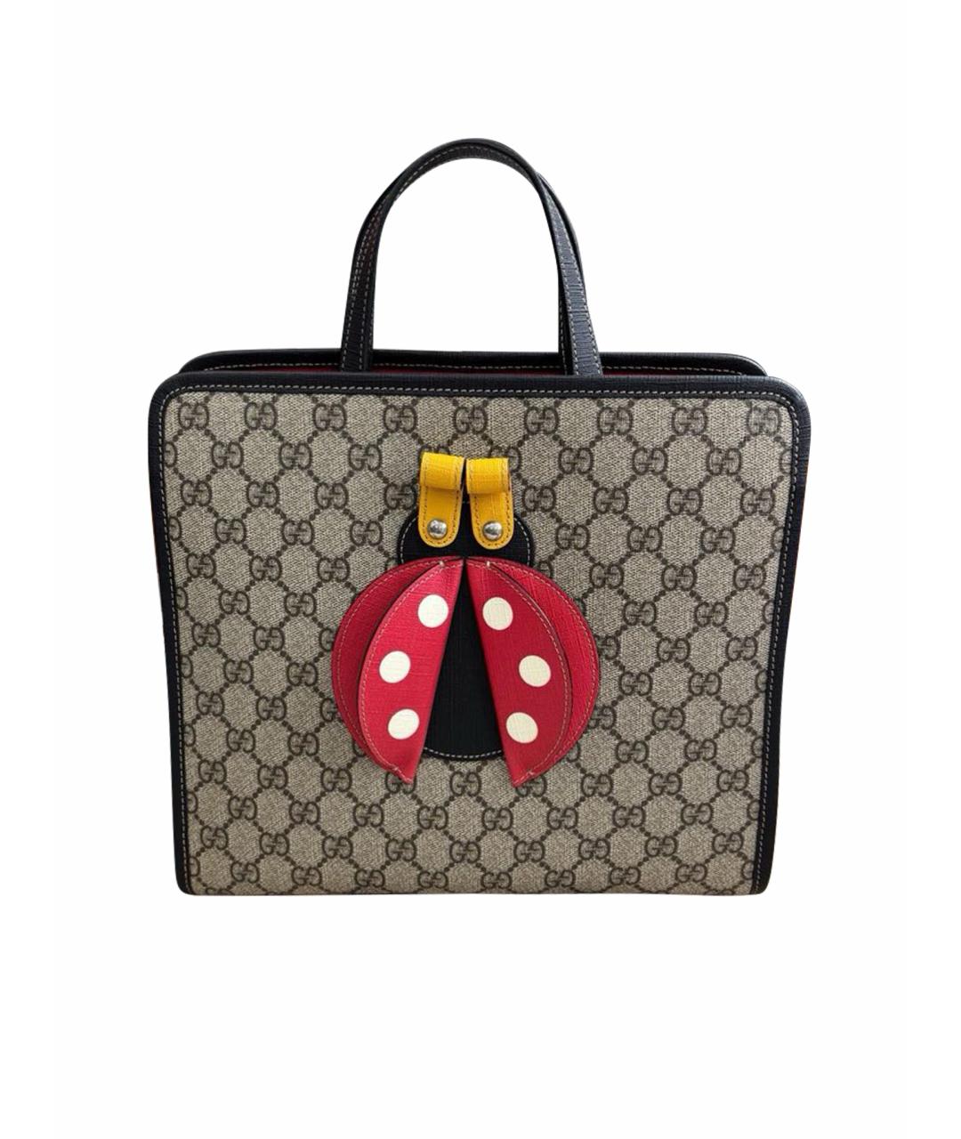 GUCCI Коричневая сумка тоут, фото 1