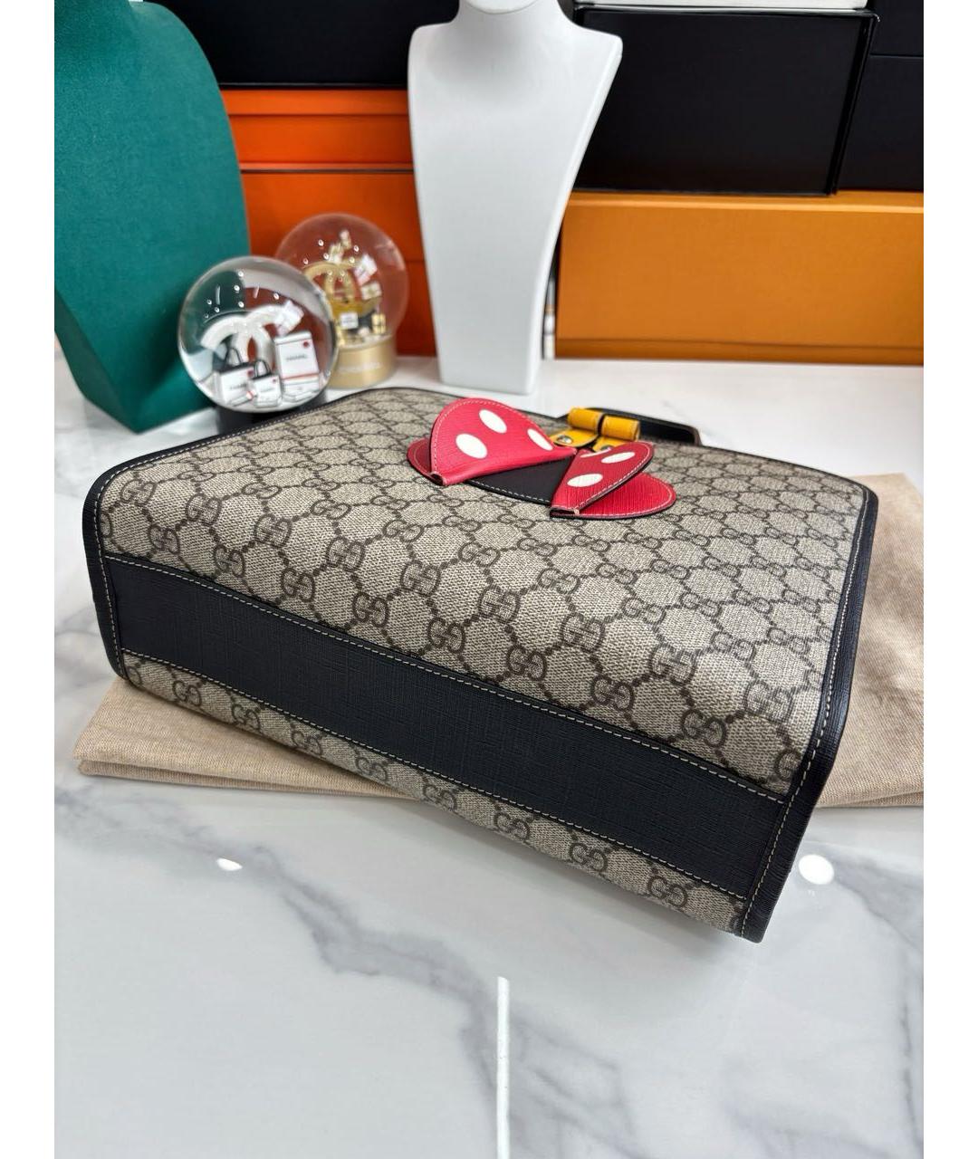 GUCCI Коричневая сумка тоут, фото 5