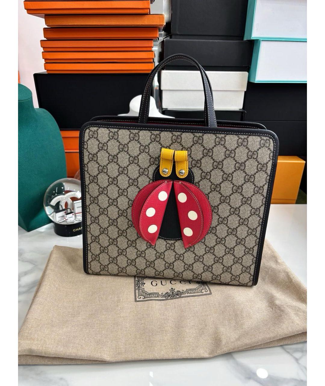 GUCCI Коричневая сумка тоут, фото 7