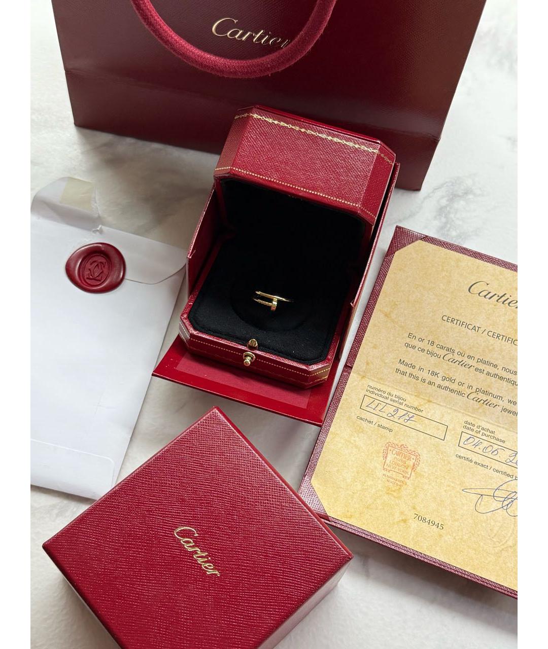 CARTIER Желтое кольцо из желтого золота, фото 2