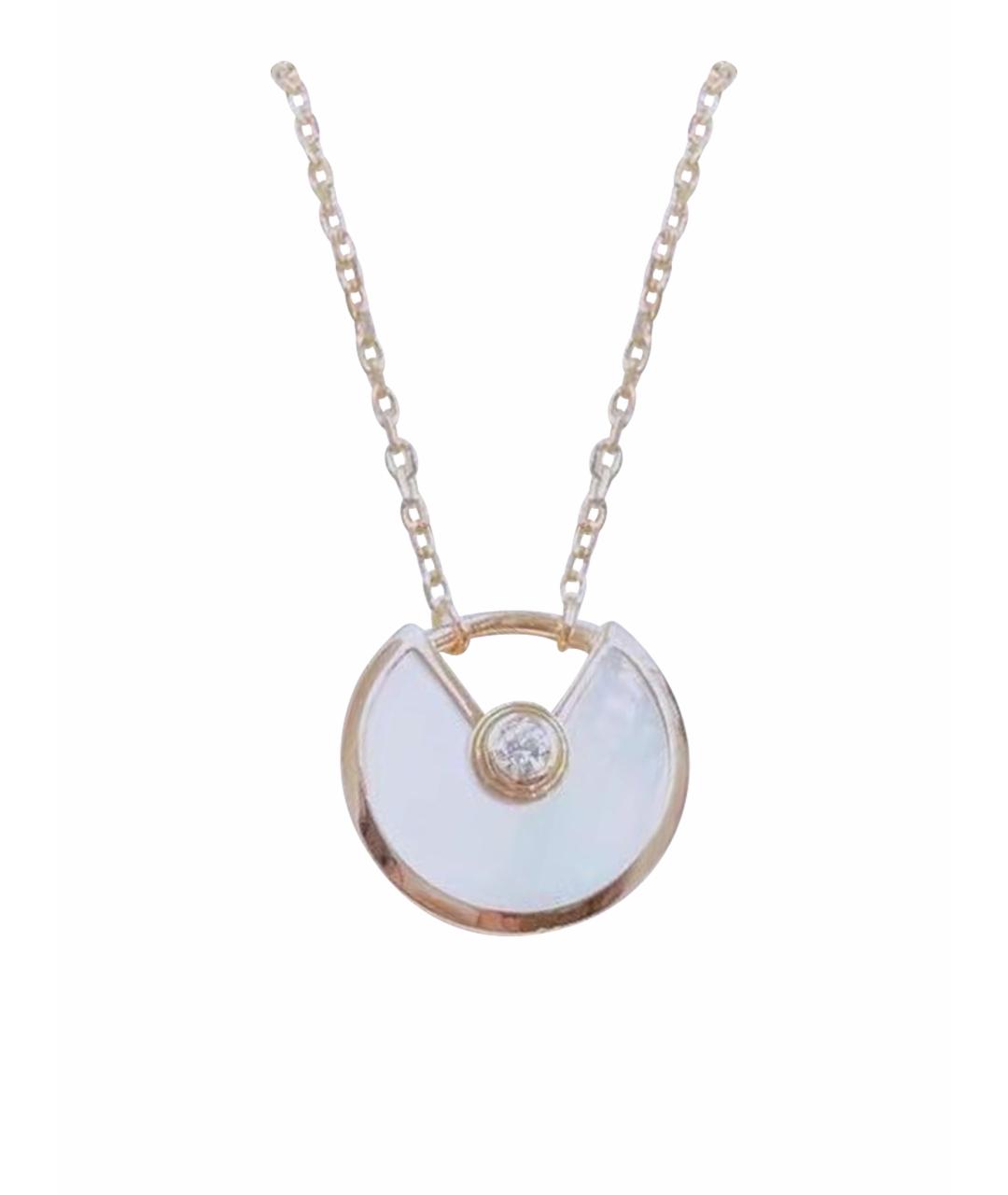 CARTIER Белое колье из желтого золота, фото 1
