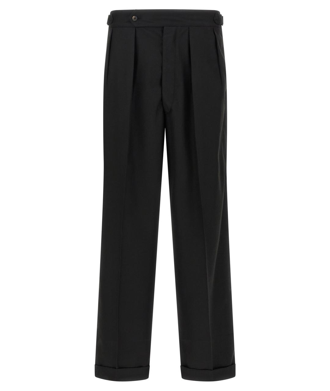 CELLAR DOOR Черные вискозные повседневные брюки, фото 1