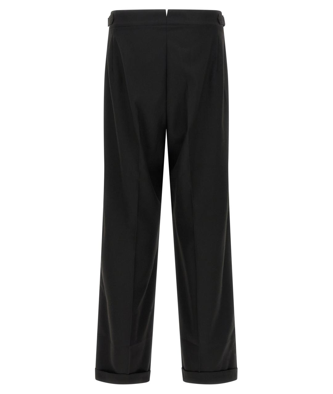 CELLAR DOOR Черные вискозные повседневные брюки, фото 2