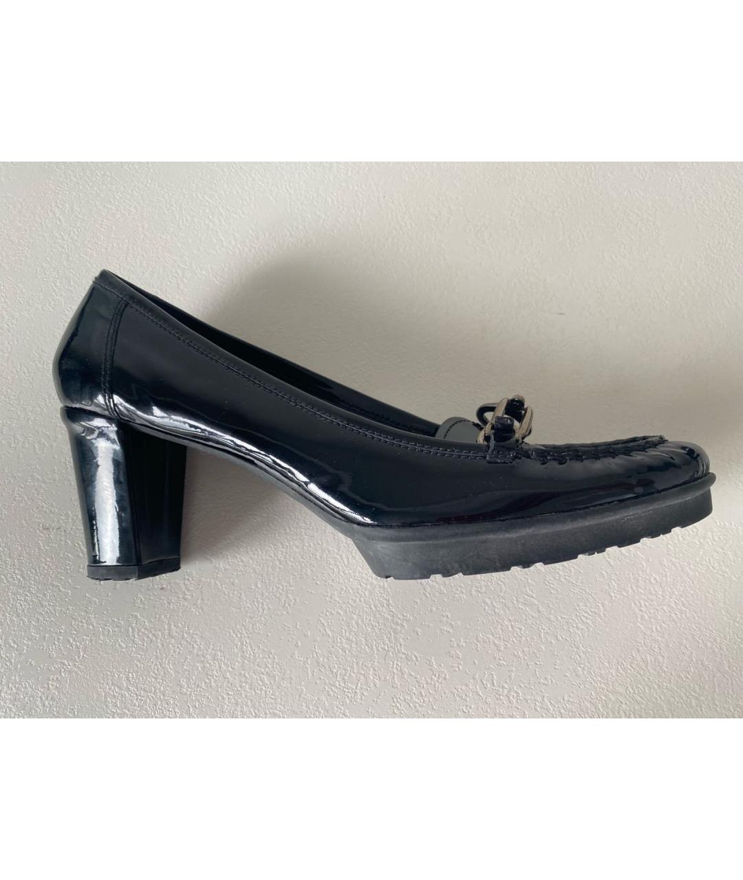 STUART WEITZMAN Черные туфли из лакированной кожи, фото 9