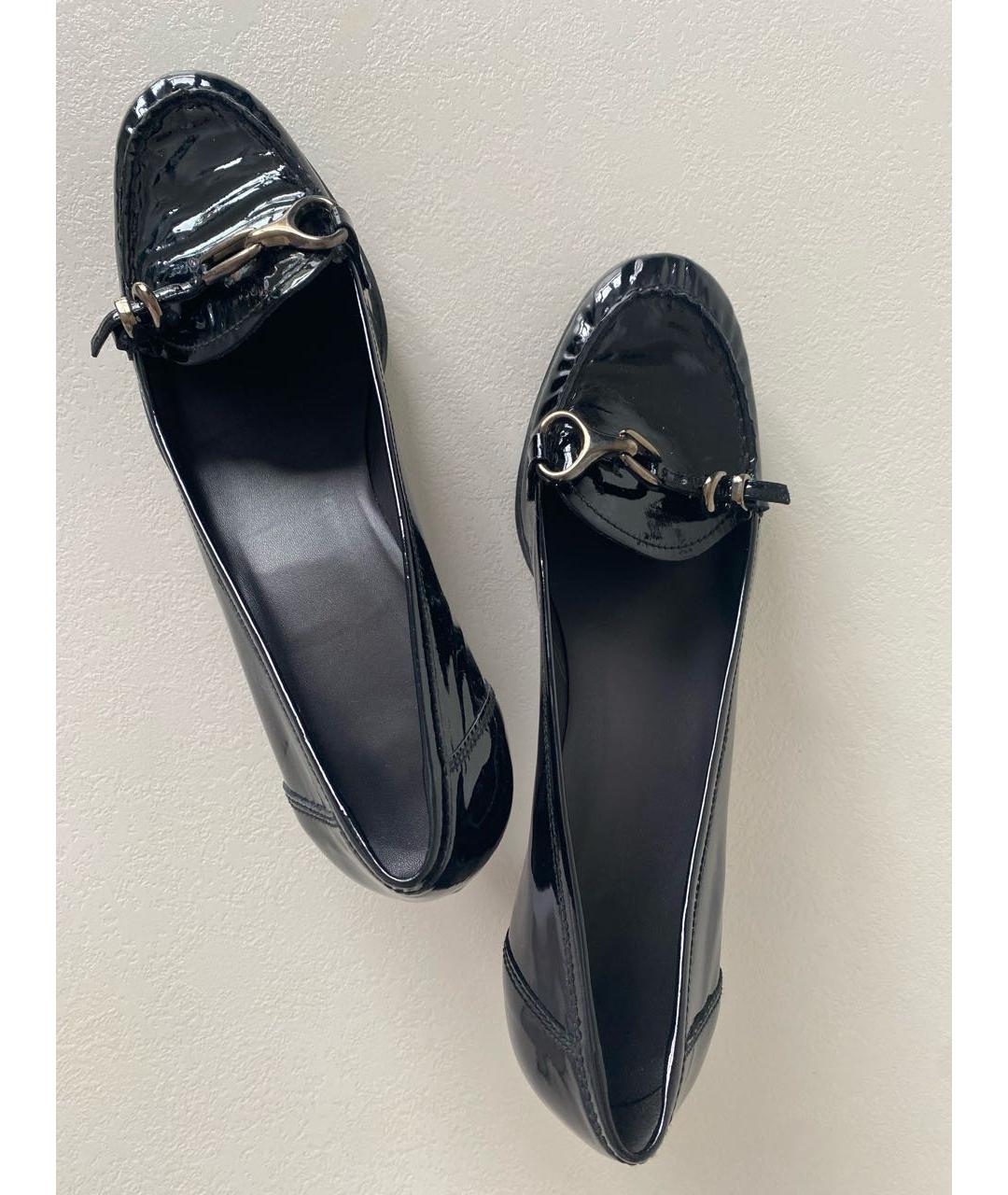 STUART WEITZMAN Черные туфли из лакированной кожи, фото 3