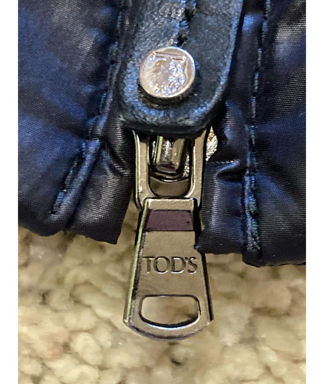 TOD'S Черный полиамидовый пуховик, фото 8
