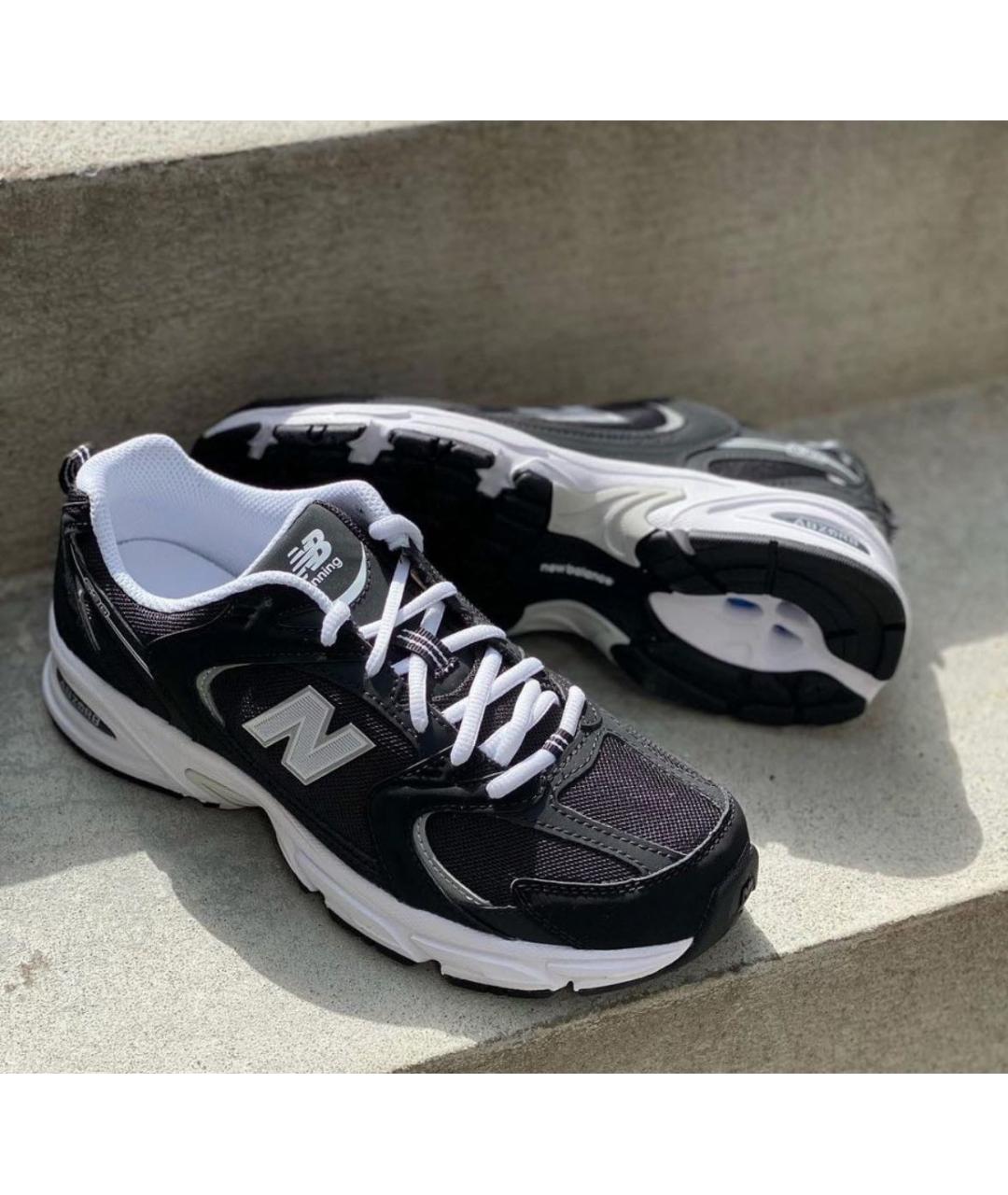 NEW BALANCE Черные замшевые кроссовки, фото 5