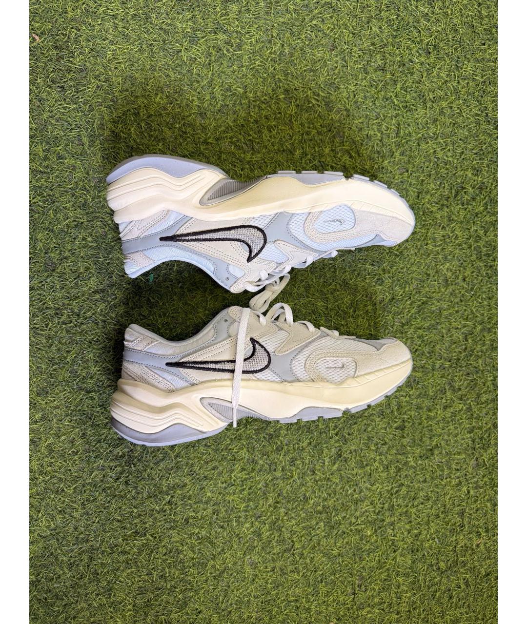 NIKE Серые резиновые низкие кроссовки / кеды, фото 9