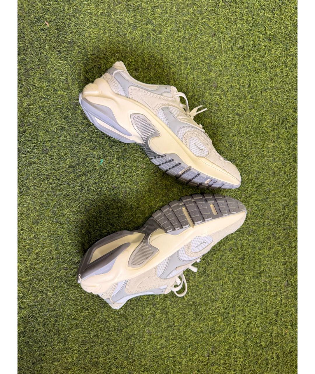 NIKE Серые резиновые низкие кроссовки / кеды, фото 4