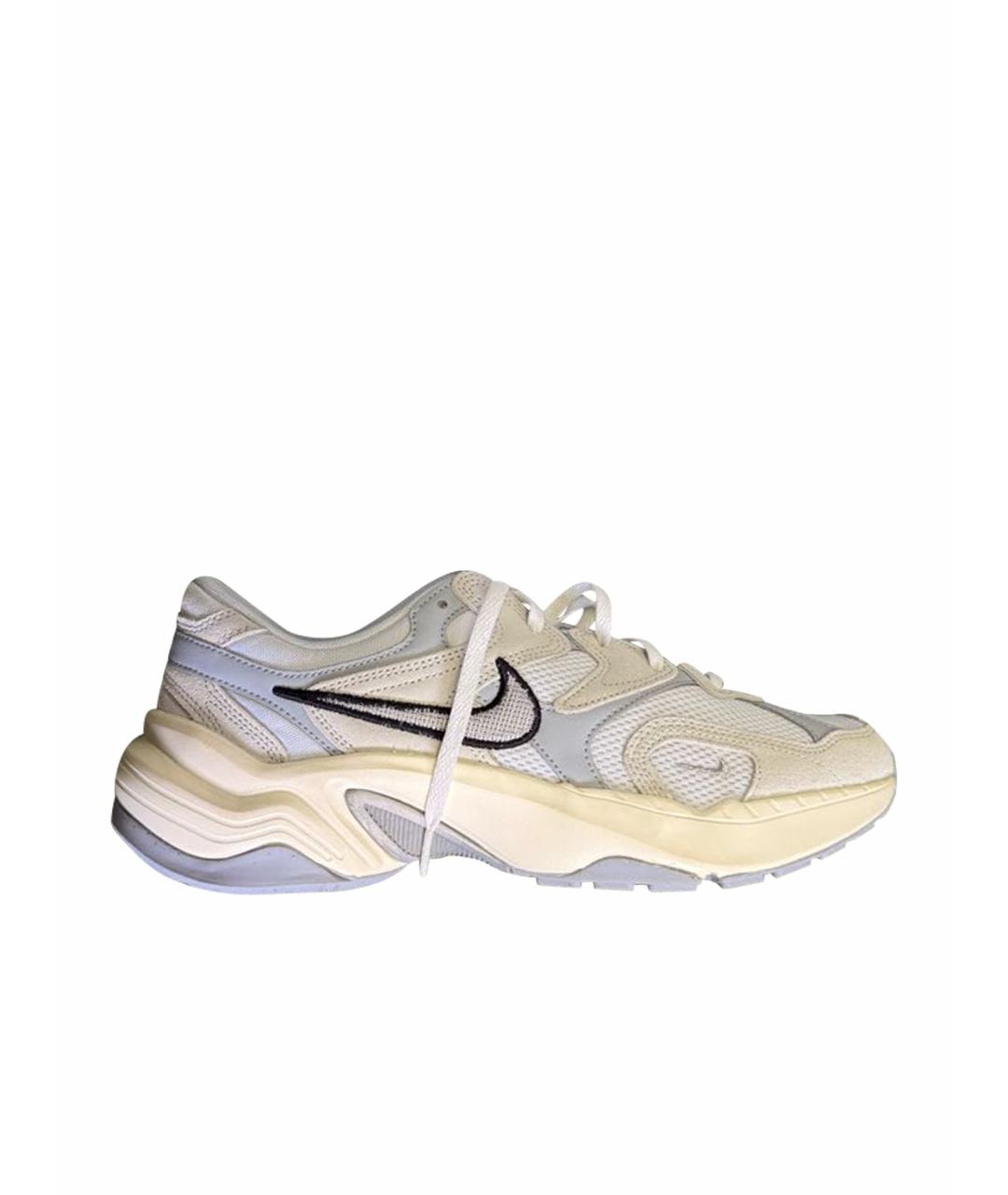 NIKE Серые резиновые низкие кроссовки / кеды, фото 10