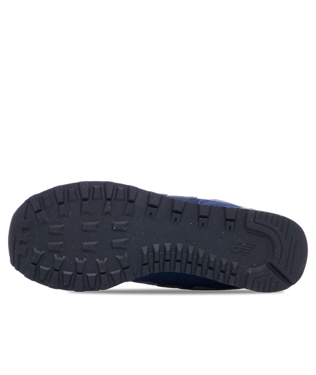 NEW BALANCE Темно-синие текстильные низкие кроссовки / кеды, фото 4