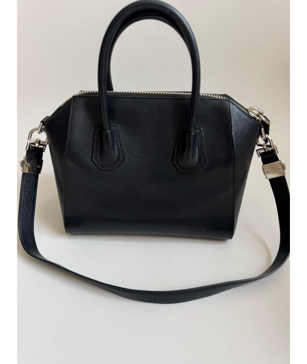 GIVENCHY Черная кожаная сумка тоут, фото 2